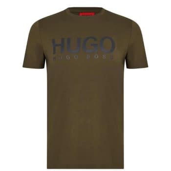 Hugo Boss Dolive Logo T-Shirt Khaki Size L Men