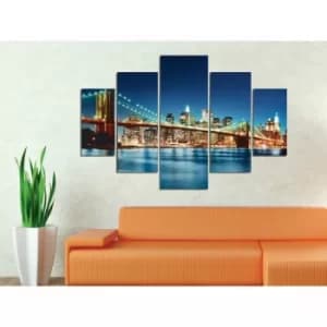 ST014 Multicolor Decorative MDF Painting (5 Pieces)