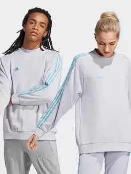 adidas Tiro Crewneck Sweatshirt (gender Neutral), Silver, Size 3XL, Men