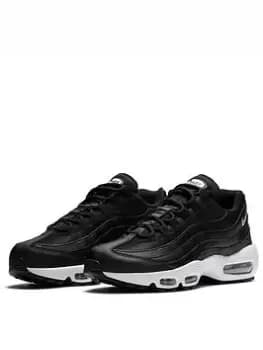 Nike Air Max 95 - Black/White, Size 3, Women