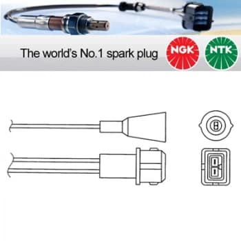 NGK OTA4F-3B1 / 1763 Lambda Sensor Titania Type Oxygen O2 Exhaust Probe