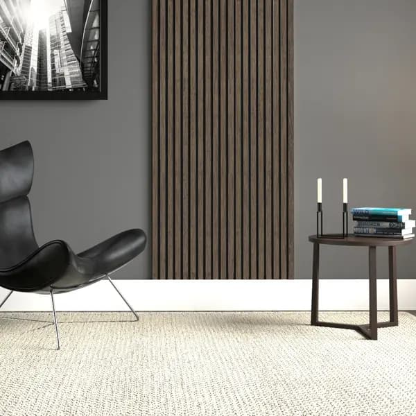 Kraus Acoustic Panel 2400 x 572.5 x 19mm Walnut - 3 Panel Pack