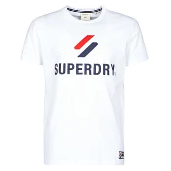 Superdry SPORTSTYLE CLASSIC TEE mens T shirt in White - Sizes XXL,M,XL,XS