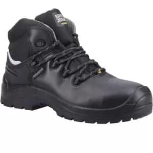 Safety Jogger Mens Waterproof Leather Safety Boots (10 UK) (Black)