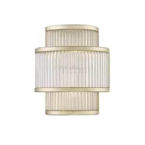 Sergio Wall Lamp, Matt Gold, 2x G9