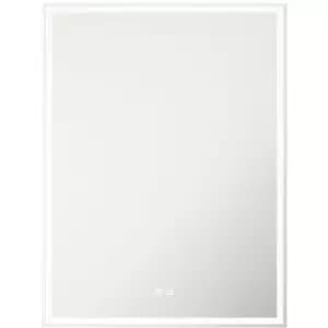 Loops - 600 x 800mm IP44 LED Bathroom Mirror & Demister Tunable White Illuminated Border