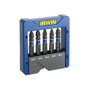 IRWIN Phillips Impact Screwdriver Pocket Bit Set, 5 Piece