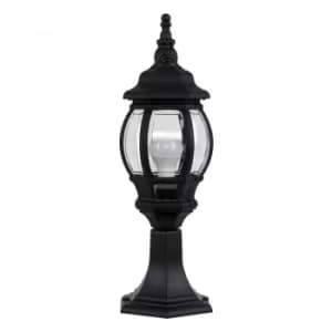 Windsor IP44 Post Top Lantern in Black