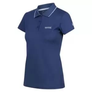 Regatta Womens Maverick V Polo T-Shirt - Dusty Denim