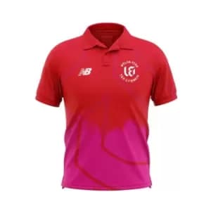 New Balance Balance Welsh Fire Polo Shirt Junior Boys - Red