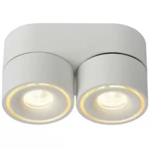 Lucide YUMIKO - Surface Mounted Ceiling Spotlight - Ø7,8cm - LED Dim. - 2x8W 2700K - White