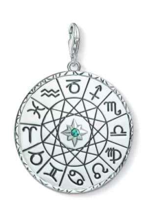 Ladies Thomas Sabo Sterling Silver Charm Club Star Sign Coin Charm Y0037-878-21