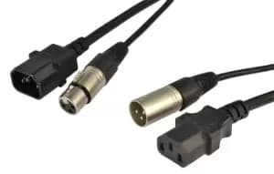 Audio & Power Cable 10M XLR and IEC - IEC