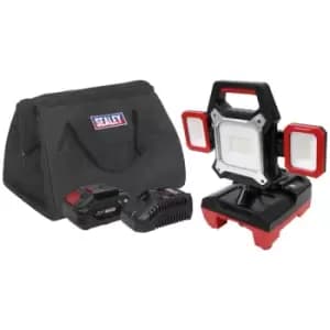 Sealey CP20VWLKIT1 Cordless/Corded 20V 4Ah SV20 Work Light Kit SMD...