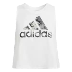 adidas AEROREADY Made for Training Floral Tank Top Womens - White