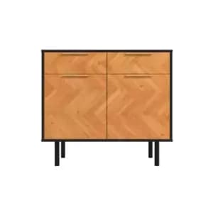 Out & Out Original Out & Out Dallas Parquet Sideboard - Black