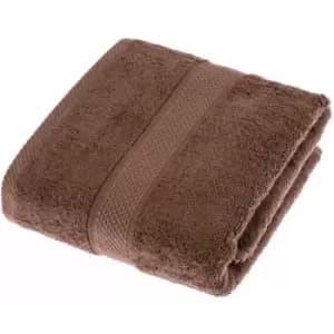 HOMESCAPES Turkish Cotton Chocolate Bath Towel - Chocolate