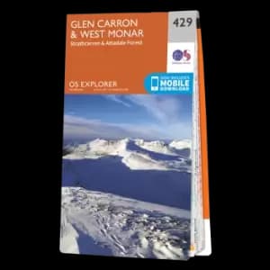 Map of Glen Carron & West Monar