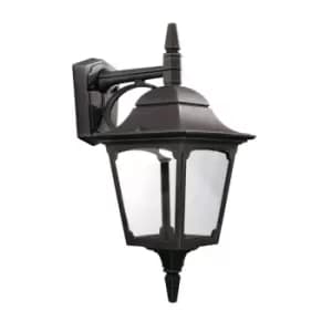 Elstead Lighting Chapel 1 Light Down Wall Lantern - Black