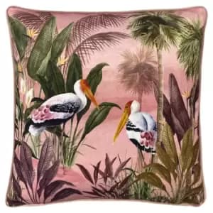 Platalea Botanical Cushion Pink