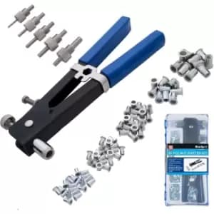 BlueSpot 86pc Threaded Rivet Nut Setting Insert Riveting Gun Rivnut Tool M3 - M8