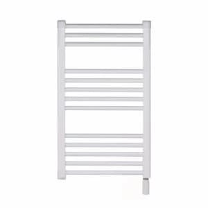 Elnur 150W White Heated Towel Rail With Thermostat