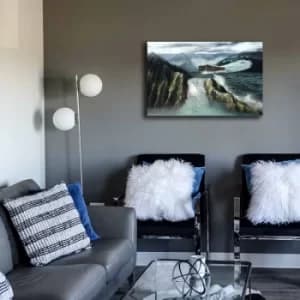 45702021C-003 Multicolor Decorative Canvas Painting