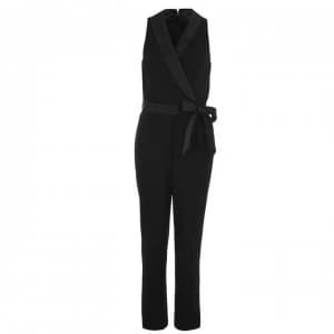 Adrianna Papell Wrap Jumpsuit - BLACK