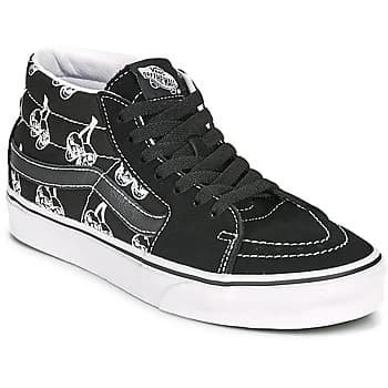 Vans SK8 MID mens Shoes (High-top Trainers) in Black,4.5,5,6,6.5,7.5,3,7,12,5.5,4