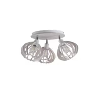 Nicoleta Ceiling Spotlight Clusters White, 32cm, 3x E27