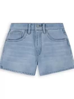 Teenager Mini Mom Shorts - Blue