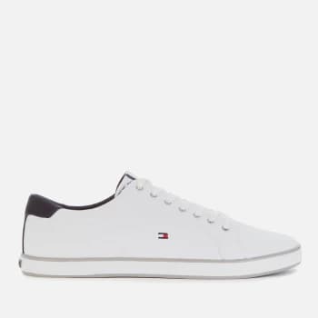 Tommy Hilfiger Mens Harlow Canvas Pumps - White - UK 10.5