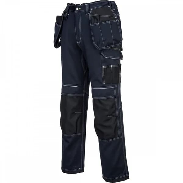 Portwest PW3 Mens Holster Work Trousers T602NBR42 Colour: Navy / Black