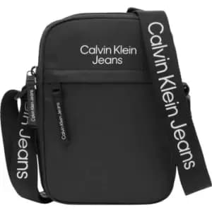 Calvin Klein Logo Tape Crossbody - Black