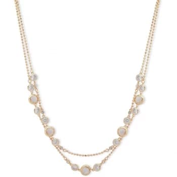 Anne Klein Jewellery Spotlight 2 Row Collar Necklace