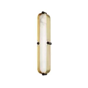 Tribeca Small LED Bath Bracket Brass, Black, Alabaster