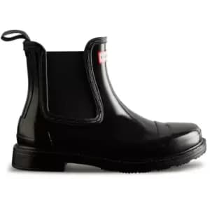 Hunter Womens Waterproof Commando Gloss Chelsea Welly Boots UK Size 5 (EU 38)
