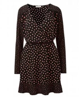 Oasis Curve Patched Heart Sheere Dress