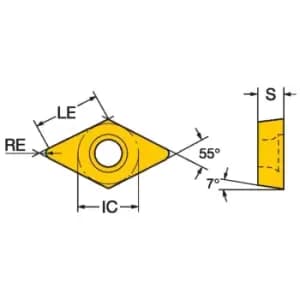 Sandvik Coromant CoroTurn 107 Insert for Turning DCMT11T308-PM4325