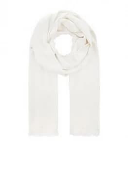 Accessorize Plain Woven Scarf - Ivory