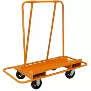 1000kg Plasterboard Trolley, Heavy Duty Drywall - Orange - Monster Racking