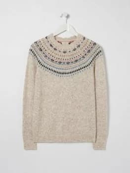 Fatface Fairisle Jumper - Ivory