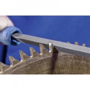 PFERD 11275127 Saw file narrow triangular 125mm cut 2 incl. file handle 125mm