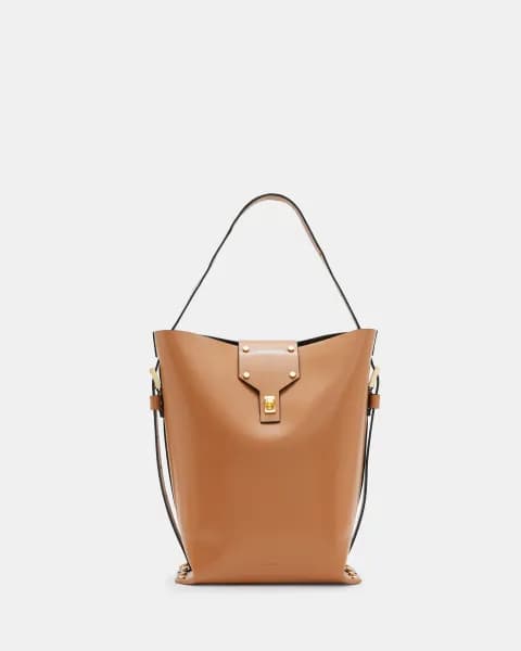 AllSaints Miro Adjustable Leather Shoulder Bag
