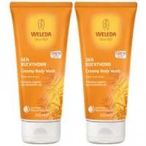 Weleda Body Care Sea Buckthorn Creamy Body Wash 200ml x 2