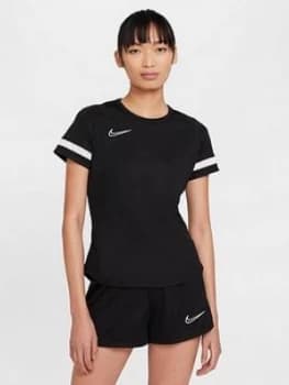 Nike Academy 21 Dry T-Shirt - Black, Size L, Women