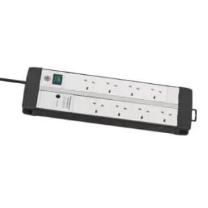 Brennenstuhl 1256053678 Premium-Line 8-Way Extension Lead With Surge Protection