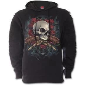 Lord Have Mercy Premuim Biker Fashion Mens Small Hoodie - Black
