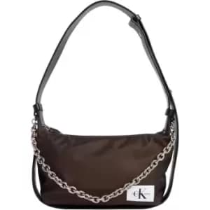 Calvin Klein Jeans Nylon Chain Shoulder BAG22 - Brown