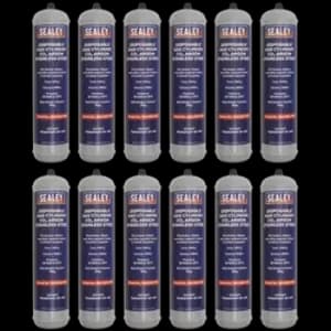 Sealey Gas Cylinder Disposable Carbon Dioxide/Argon 100g - Box of 12